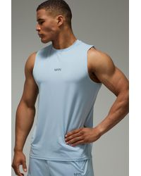 BoohooMAN - Active Performance Regular Fit Tank - Lyst