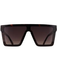 Quay - Shield Tortoise Smoke Taupe Gradient Hindsight - Lyst