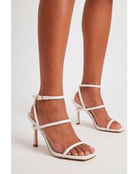 Boohoo - Padded Strappy High Heels - Lyst