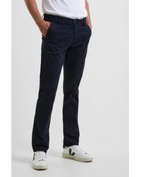 French Connection - Cotton Stretch Chino Trousers - Lyst