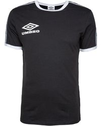 Umbro - Short Sleeve Crew Neck Ringer T-Shirt 65801U Fl3 Cotton - Lyst