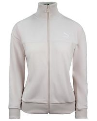PUMA - Zip Up Track Jacket Long Sleeve Top 595943 23 - Lyst