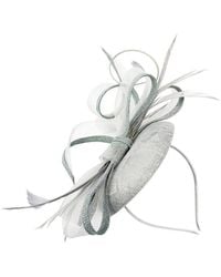 SVNX - Round Pill Box Fascinator With Bow & Feathers - Lyst