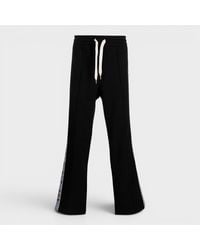 CASABLANCA - Casa Elements Embroidered Satin-Tape Sweatpant Shell - Lyst