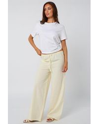Urban Bliss - Linen-Look Elasticated Wide Leg Trouser - Lyst