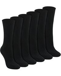 Sock Snob - Ladies 6 Pack 100% Cotton Breathable Soft Socks - Lyst