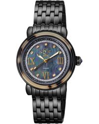 Gv2 - Marsala Tortoise Swiss Quartz Mother Of Pearl Dial, Suede Watch Stainless Steel - Lyst