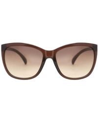 Calvin Klein - Milky Frame Gradient Lensed Sunglasses - Lyst