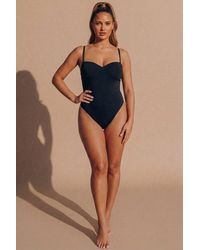 Femme Luxe - Lightweight Padded Cups Sculpting Bodysuit- Alla Fabric - Lyst