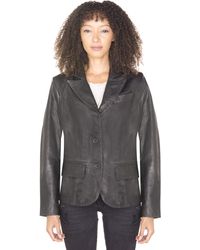 Infinity Leather - Blazer Jacket-Seregno - Lyst
