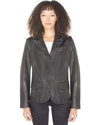 Infinity Leather - Blazer Jacket-Seregno - Lyst