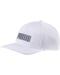 PUMA - Golf Mens 2018 Go Time Flex Snapback White - One Size - Lyst