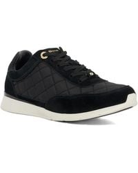 Dune - Everglow Quilted Leather Trainers - Lyst