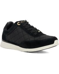 Dune - Everglow Quilted Leather Trainers - Lyst