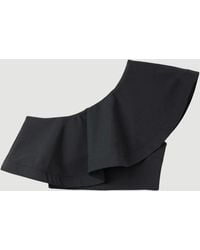 Karen Millen - Drama Ruffle One Shoulder Bikini Top - Lyst