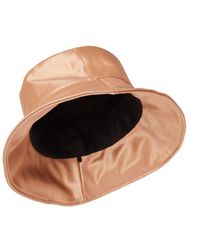 Quiz - Rose Faux Leather Bucket Hat - Lyst
