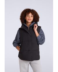 Mountain Warehouse - 'Oslo' Padded Gilet Hooded Warm Funnel Neck Windproof Sleeveless Jacket - Lyst