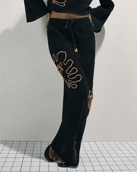 River Island - Maxi Skirt Beaded Knit Elasticated Cotton - Lyst