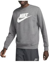 Nike - Dq4912 Sweatshirt Sportswear Club Fleece Crew Neck Pullover Jumper New - Lyst