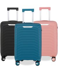Infinity Leather - Robust Hard Shell Cabin Suitcase 36 X 24 X 55 Cm Tsa Luggage Suitable For Easyjet, Ryanair, Wizzair - Lyst