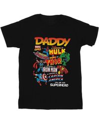 Marvel - Our Dad Superhero T-Shirt Cotton - Lyst