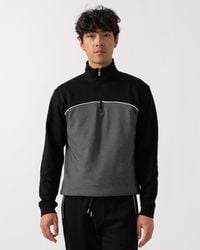 BOSS - Loungewear Tracksuit 1/4 Zip Jacket 50545583 - Lyst