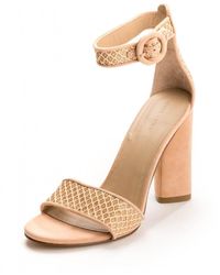 Kendall + Kylie - Giselle Suede Ankle Strap Heels - Lyst