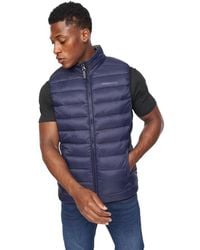 Crosshatch - Gattering Quilted Gilet - Lyst