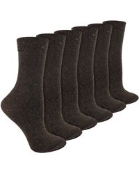 Sock Snob - Ladies 6 Pack Bamboo & Merino Wool Blend Socks - Lyst