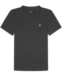 Lyle & Scott - Branded Chest Logo Marl T-Shirt - Lyst