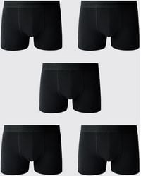 BoohooMAN - 5 Pack Sport Boxers Cotton - Lyst