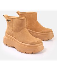 Buffalo - Olympia Pull On Lo Warm Cognac Boots - Lyst