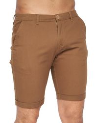 Crosshatch - Sinwood Chino Shorts (Cinnamon) - Lyst