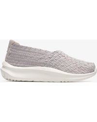Clarks - Solevana Weave Pale Shoes - Lyst