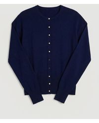 Karen Millen - Viscose Blend Knit Balloon Sleeve Cardigan - Lyst
