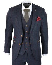 Paul Andrew - Herringbone Tweed Suit 3 Piece Peaky Blinders 1920S Tailored Fit - Lyst