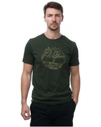 Timberland - Northwood Camo Logo T-Shirt - Lyst