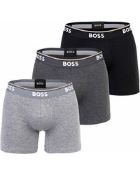 BOSS - Boxerbr 3P Power Boxer Shorts - Lyst