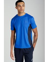 Foray - Short Sleeve Technical Tonal Panelled Sports T-Shirt - Lyst