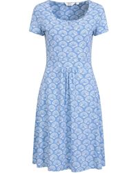 Mountain Warehouse - Orchidee Zeeschelpen Uv-Bescherming Midi Dress (Lichtblauw) - Lyst