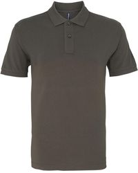 Asquith & Fox - Organic Classic Fit Polo Shirt (Slate) - Lyst