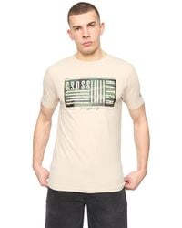 Crosshatch - Wenfore T-Shirt (Light Stone) - Lyst