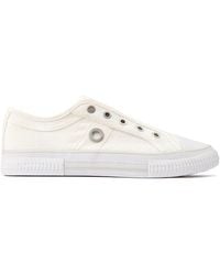 S.oliver - S Oliver Canvas Slip-On Trainers - Lyst