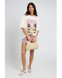 Boohoo - Paradise Island Printed T-Shirt - Lyst