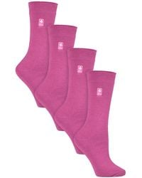 Heat Holders - 4 Pairs Ladies Ultra Lite Extra Thin 1.0 Tog Casual Thermal Socks - Lyst
