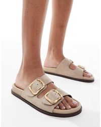 schuh - Tylee Double Buckle Sandals - Lyst