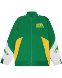 Mitchell & Ness - Seattle Supersonics Windbreaker Jacket - Lyst