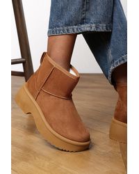 Where's That From - Wheres 'Esme' Platform Ankle Boots - Lyst