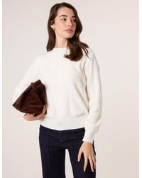 Blue Vanilla - Argyle Texture Knit Jumper - Lyst