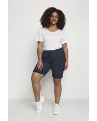 Kaffe - Short Regular Fit Midnight Marine - Lyst